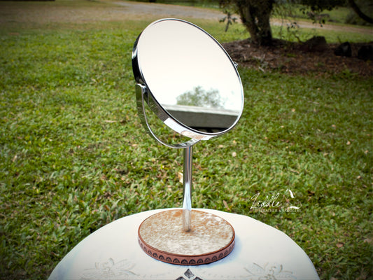 Cowhide Mirror