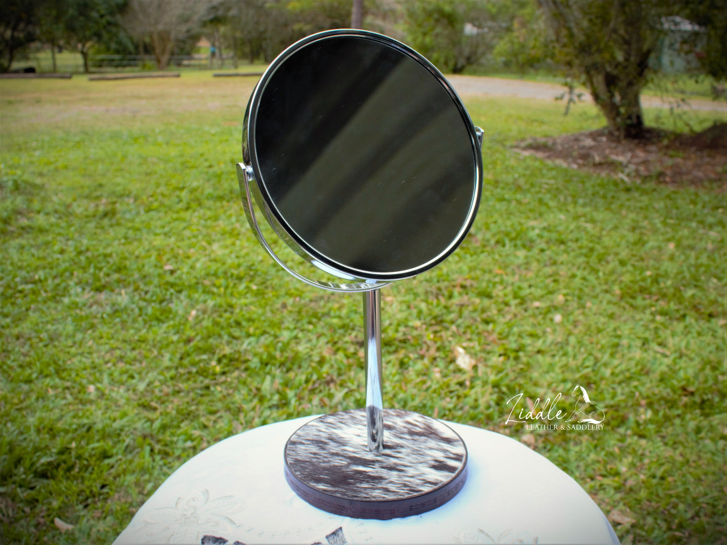 Cowhide Mirror