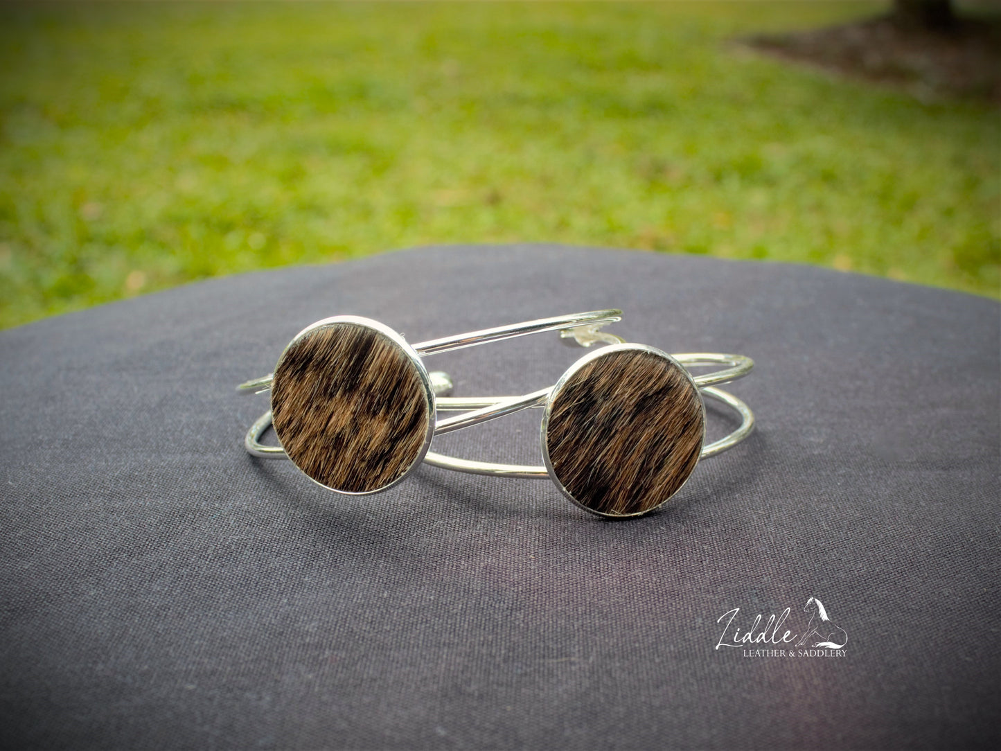 Cowhide Bangle Brindle