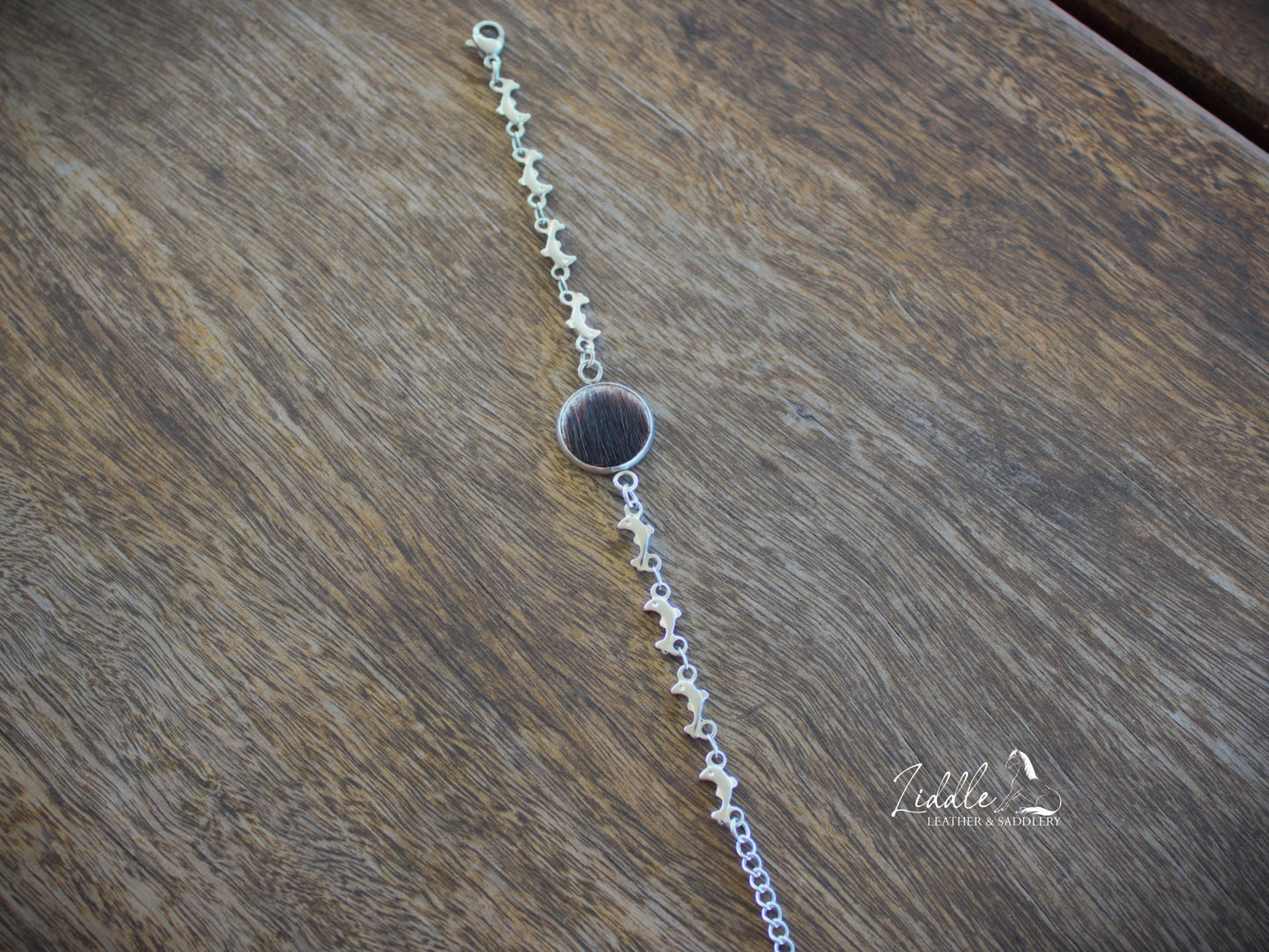 Cowhide Bracelet Deep Brown