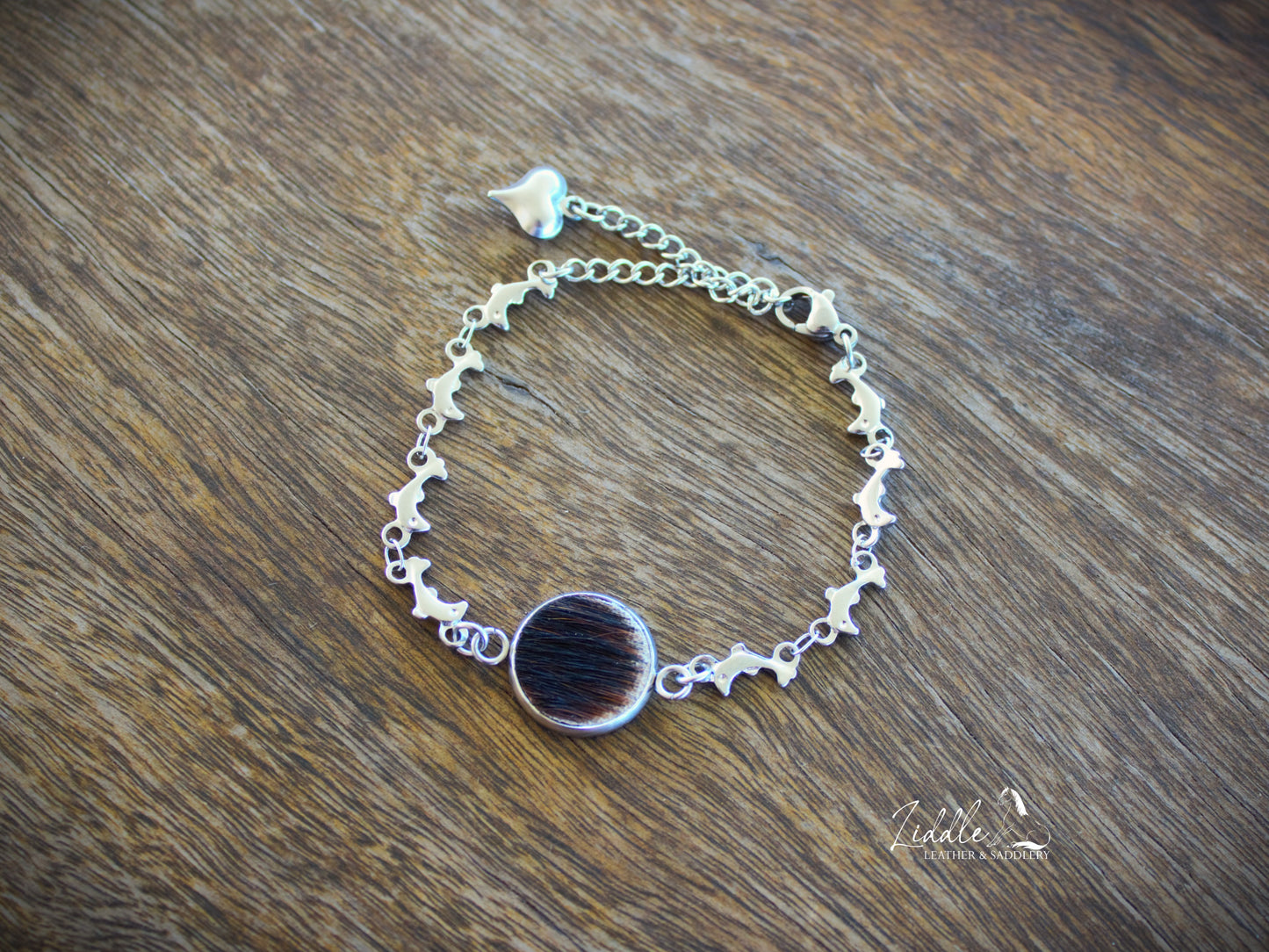 Cowhide Bracelet Deep Brown