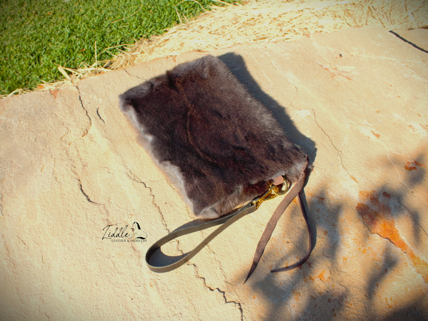 Rabbit Fur Wristlet