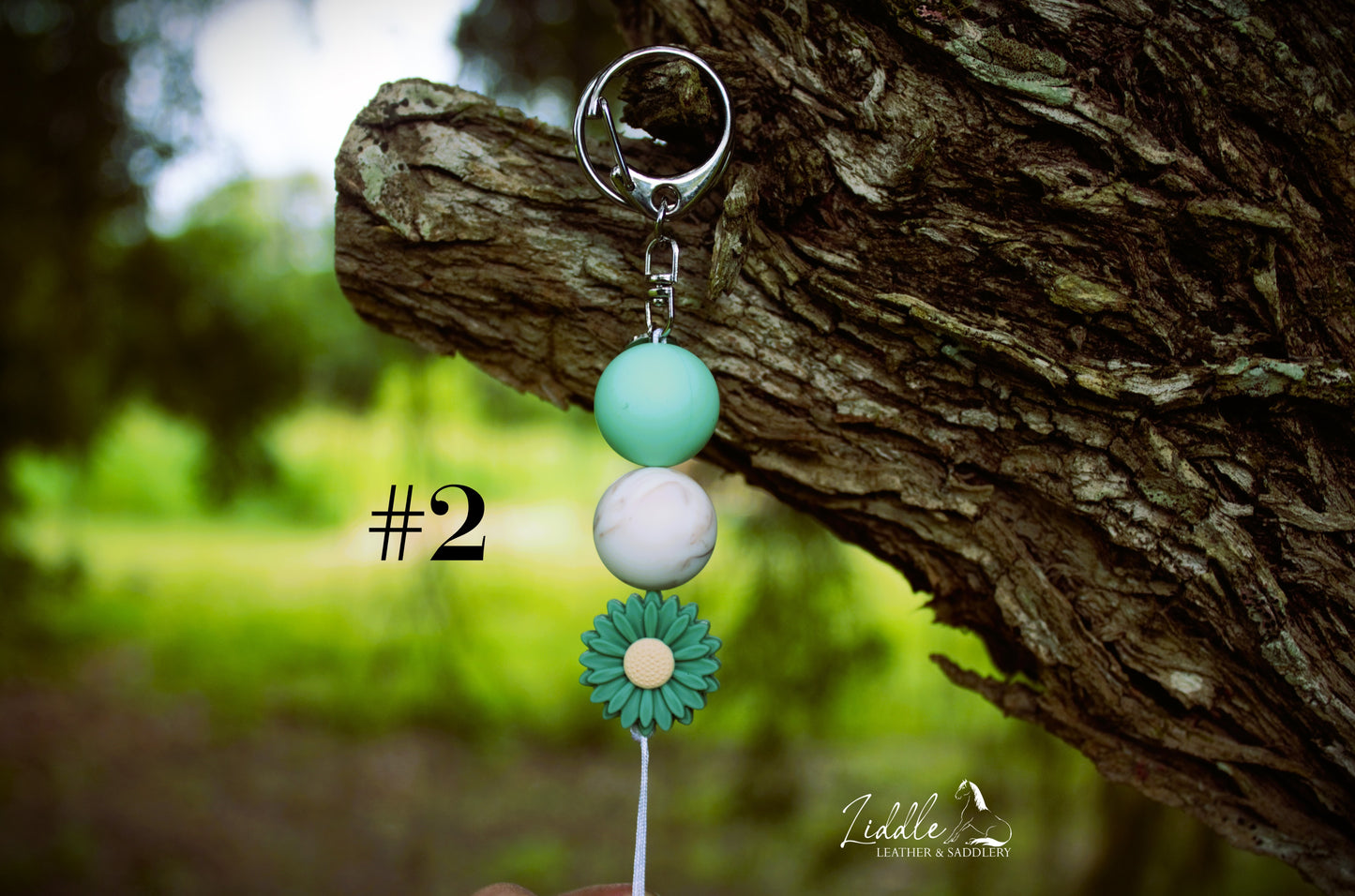 Flower 3 Piece Keychain