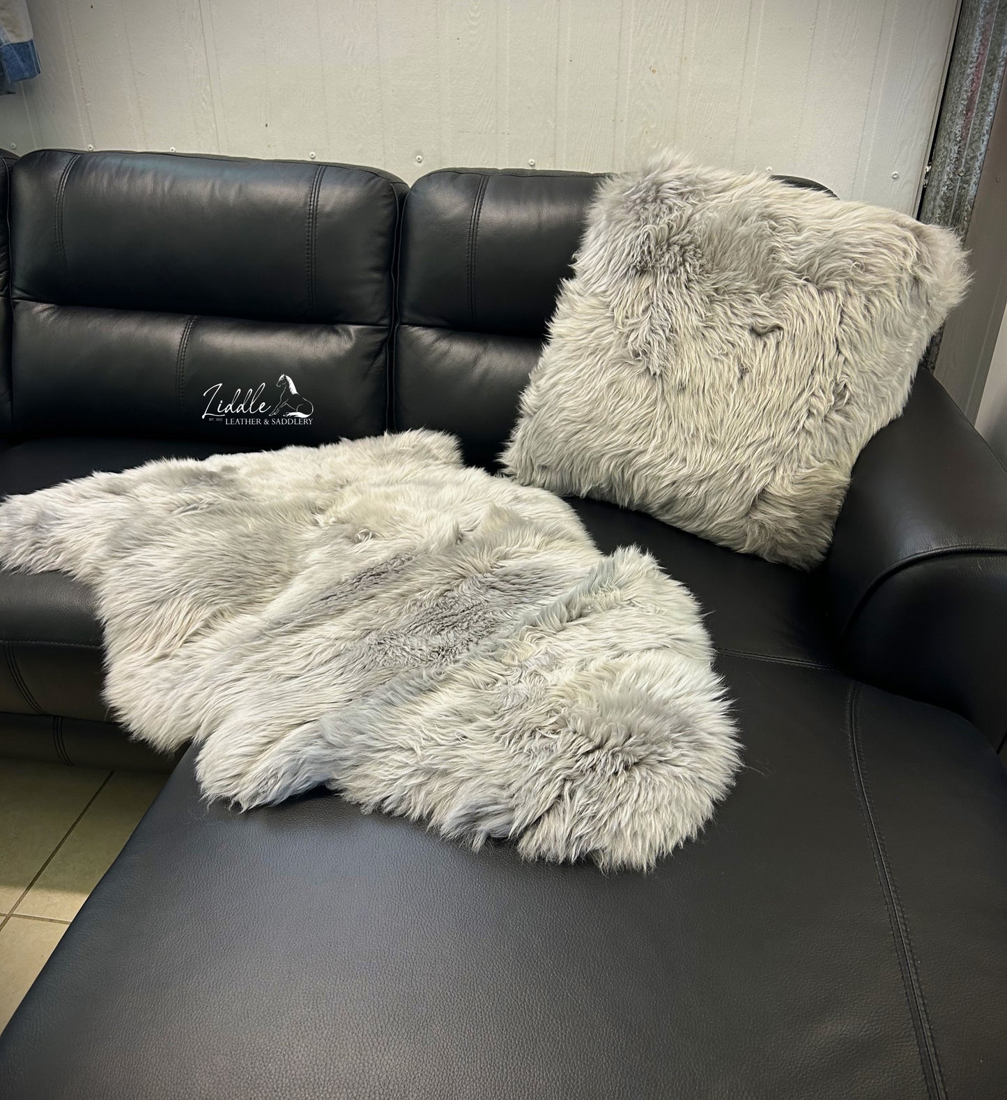 Merino Sheepskin Cushion & Throw duo