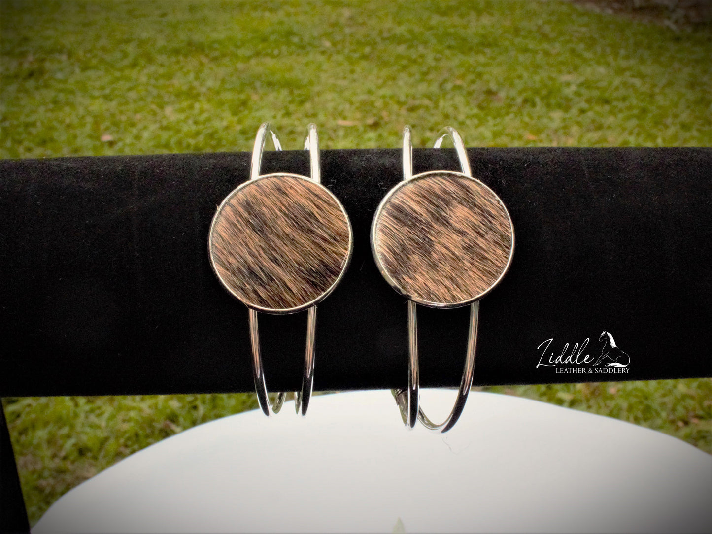 Cowhide Bangle Brindle