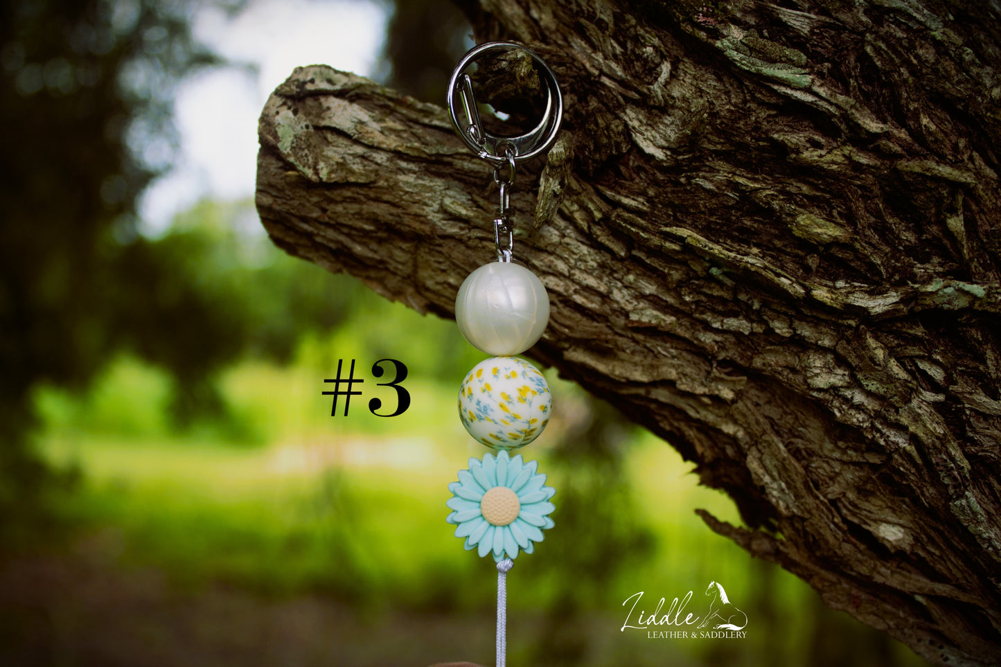 Flower 3 Piece Keychain