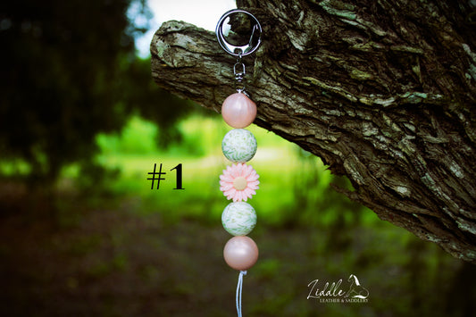 Flower 5 Piece Keychain