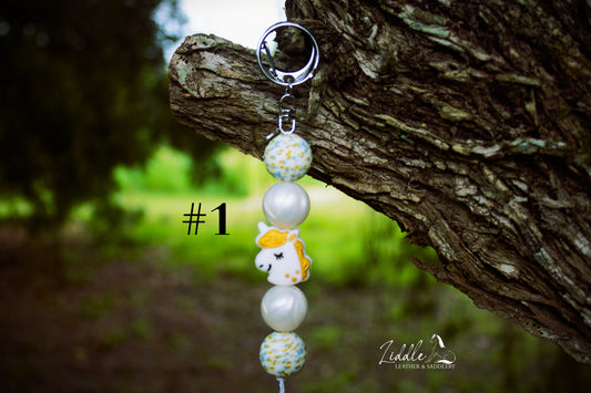 Unicorn 5 Piece Keychain